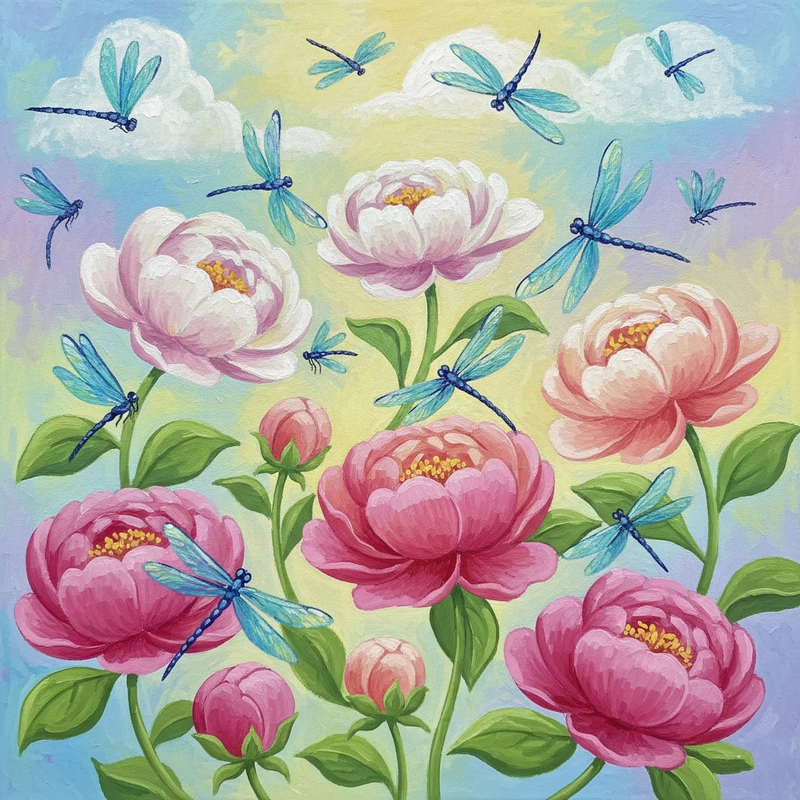 Tranh hoa mẫu đơn Trung Quốc