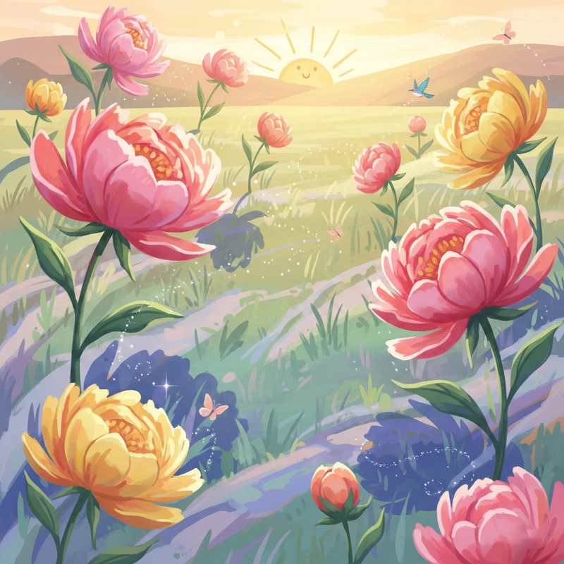 Tranh hoa mẫu đơn mang ý nghĩa phong thủy