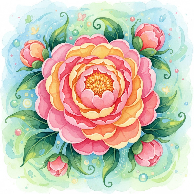 Tranh hoa mẫu đơn sang trọng