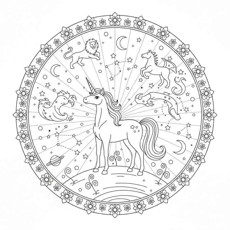 Tranh kỳ lân phù hợp trẻ nhỏ