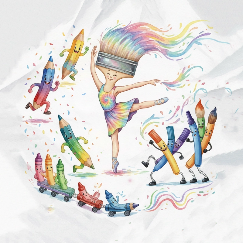 Tranh phác thảo chủ đề tự do cho lớp 6