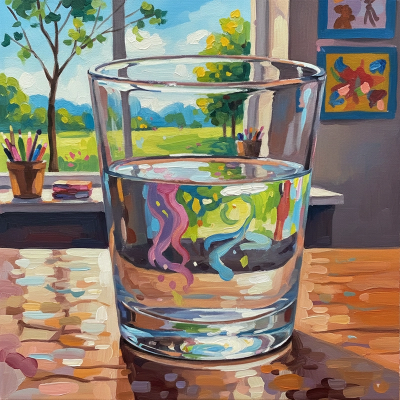 Tranh phong cảnh lớp 5 đầy hứng khởi