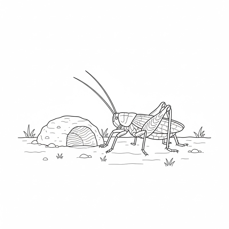 Tranh tô màu côn trùng cho giờ học