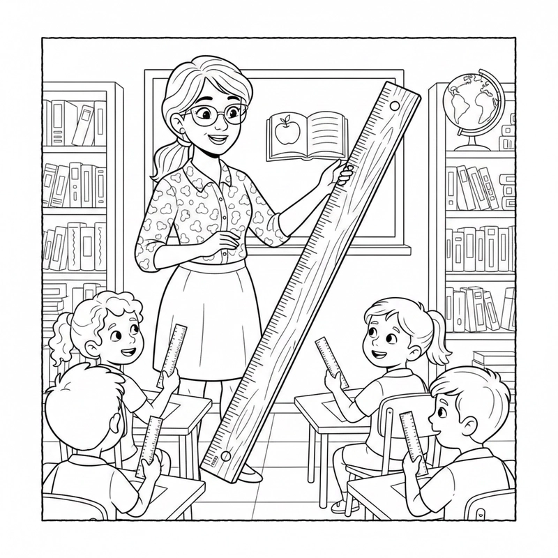 Tranh tô màu nghề giáo viên đa dạng phong cách