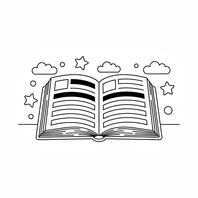 Tranh tô màu quyển sách cho bé luyện tay