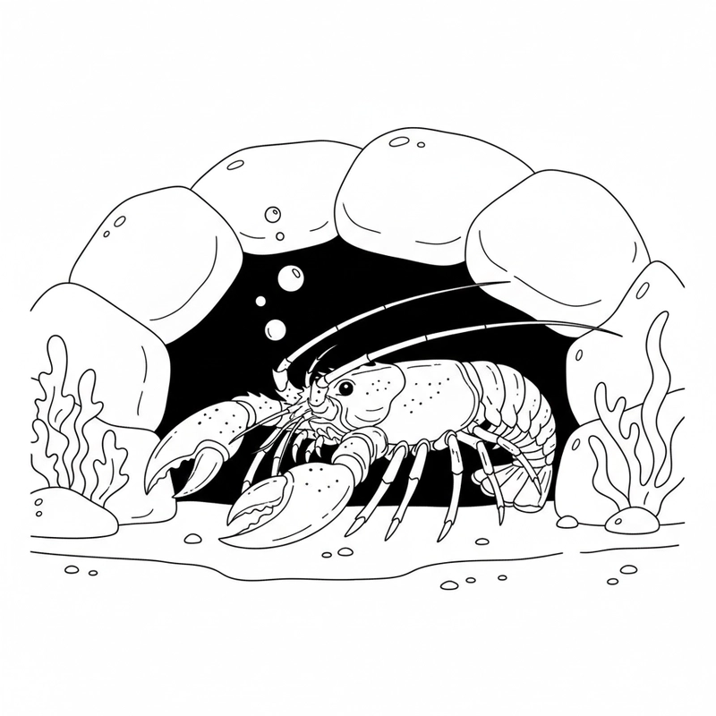 Tranh tô màu sinh vật biển cho trẻ nhỏ