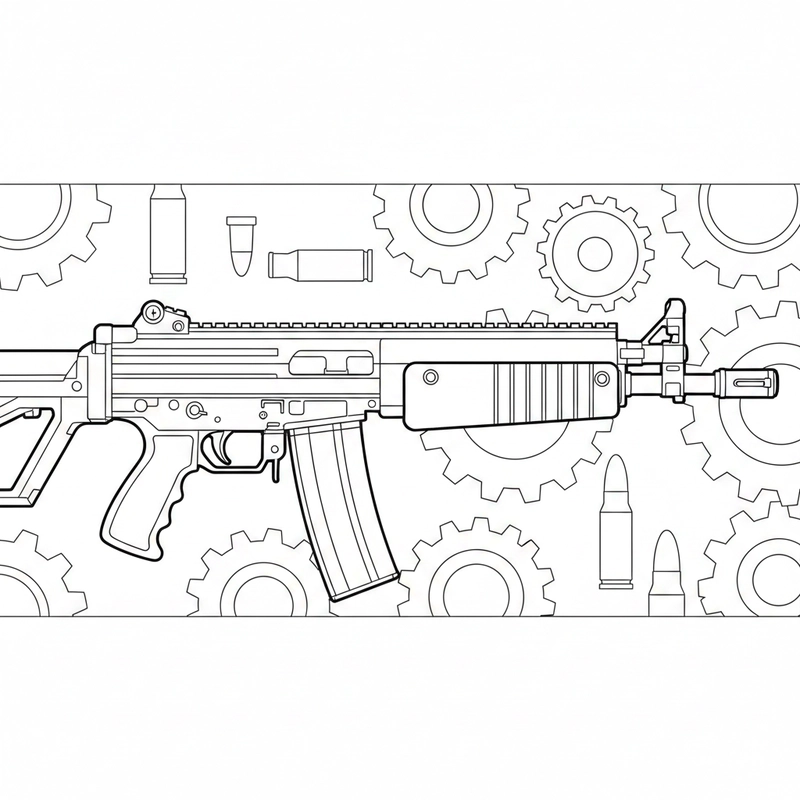 Tranh tô màu tiểu liên