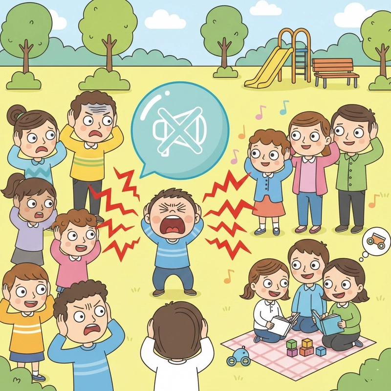 Tranh ứng xử văn minh nơi công cộng nhẹ nhàng