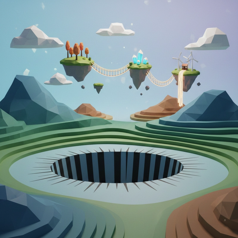 Tranh vẽ 3d phong cảnh đơn giản