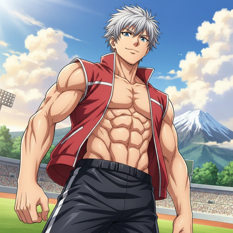 Tranh vẽ anime nam 6 múi đầy sức hút