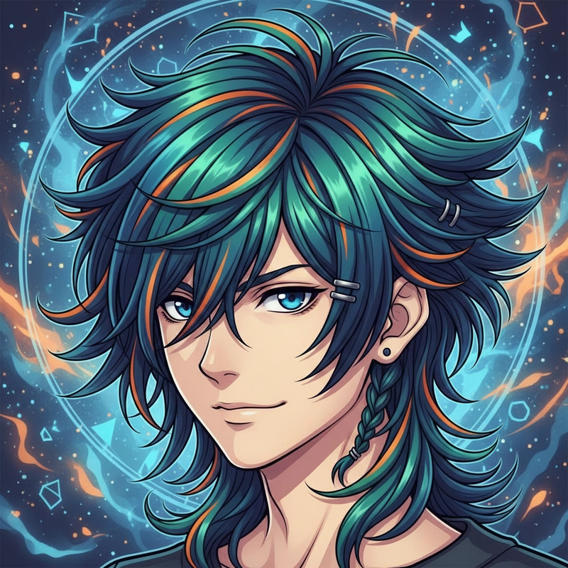 Tranh vẽ anime nam đẹp với chi tiết tinh tế