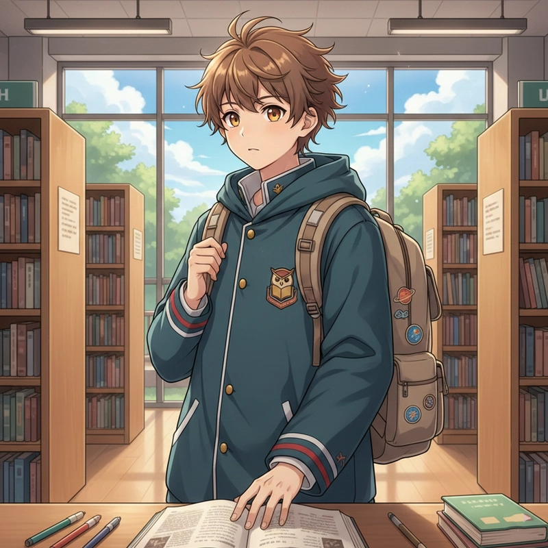 Tranh vẽ anime nam đơn giản nhưng nổi bật