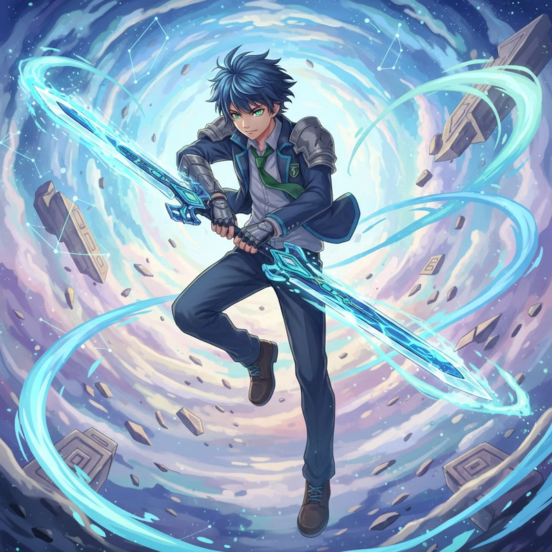 Tranh vẽ anime nam ngầu với tạo hình cá tính