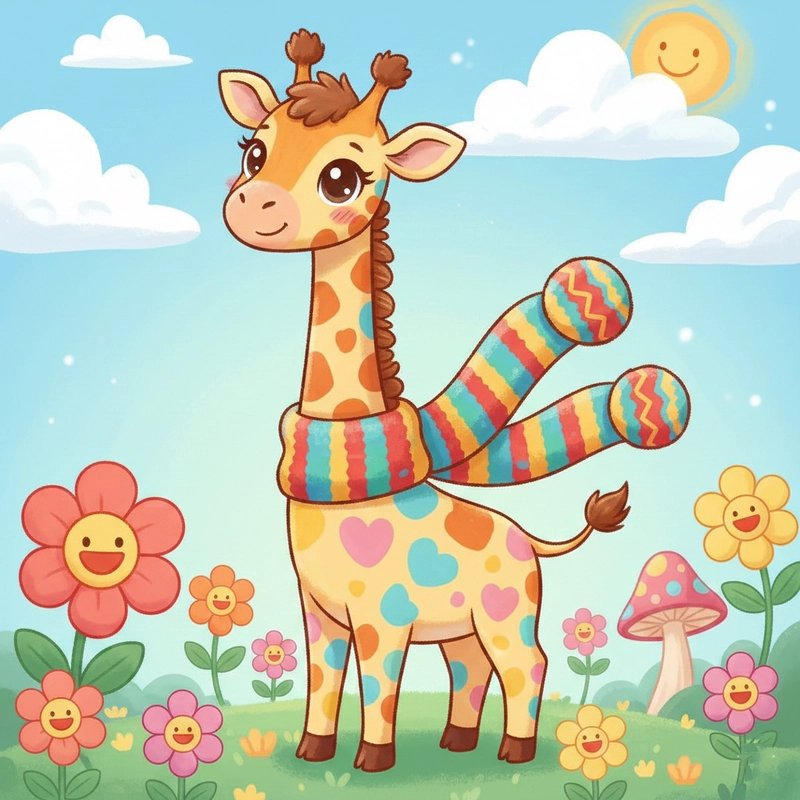 Tranh vẽ các con vật ngộ nghĩnh dễ vẽ