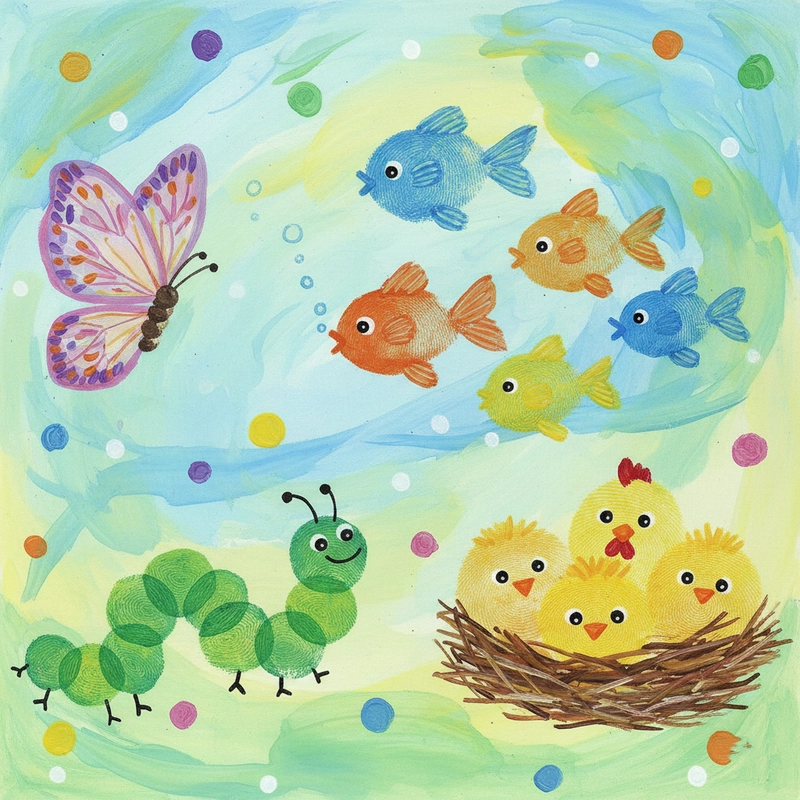 Tranh vẽ con vật đơn giản phù hợp trẻ nhỏ