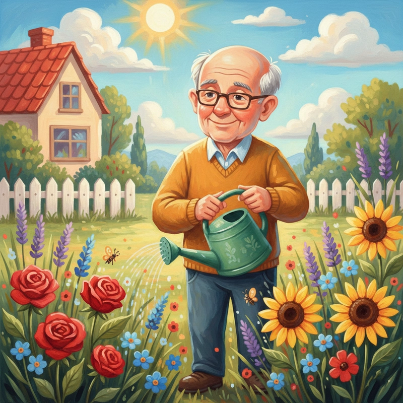 Tranh vẽ cuộc sống quanh em đơn giản mà đẹp