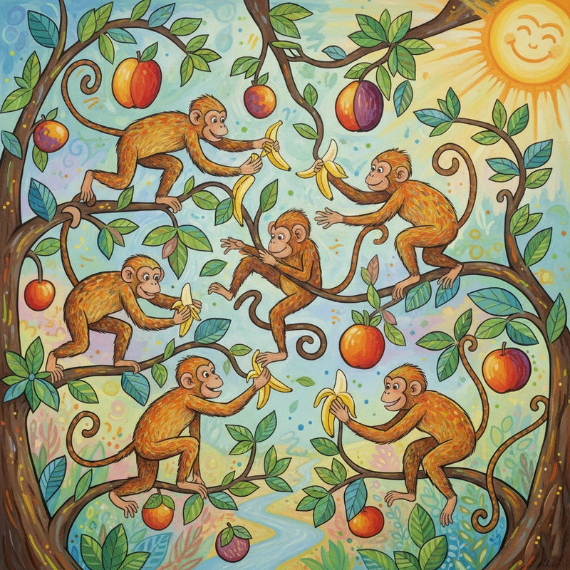 Tranh vẽ động vật hoang dã Châu Phi.