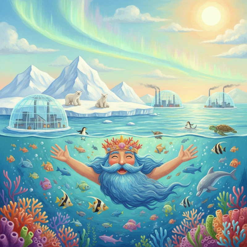 Tranh vẽ góp phần giảm thiểu hiệu ứng nhà kính.