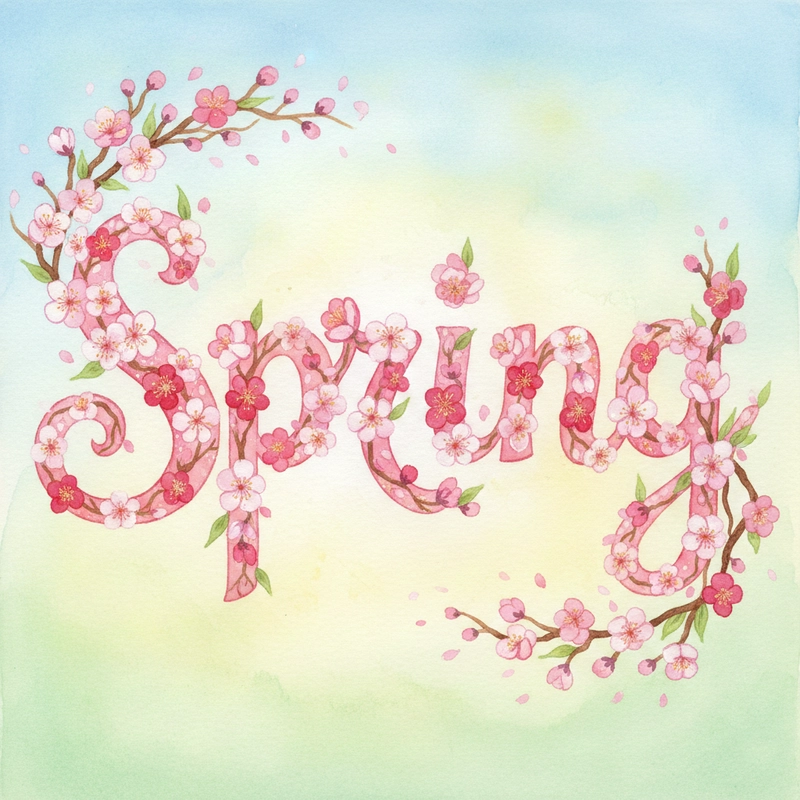 Tranh vẽ hoa đào nghệ thuật ngày xuân