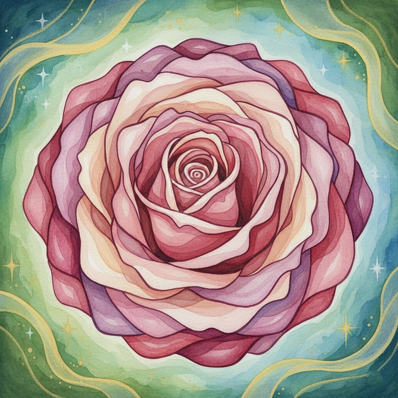 Tranh vẽ hoa hồng mang cảm xúc