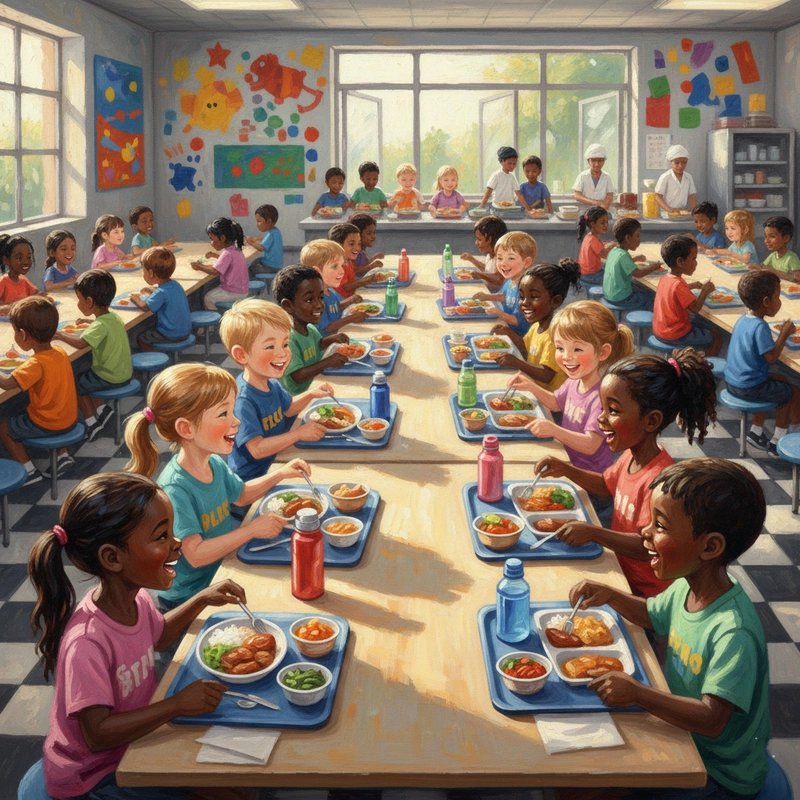 Tranh vẽ hoạt động ở trường dễ áp dụng