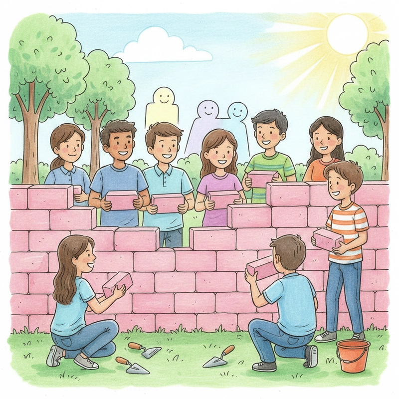 Tranh vẽ hoạt động vì cộng đồng cho lớp 4