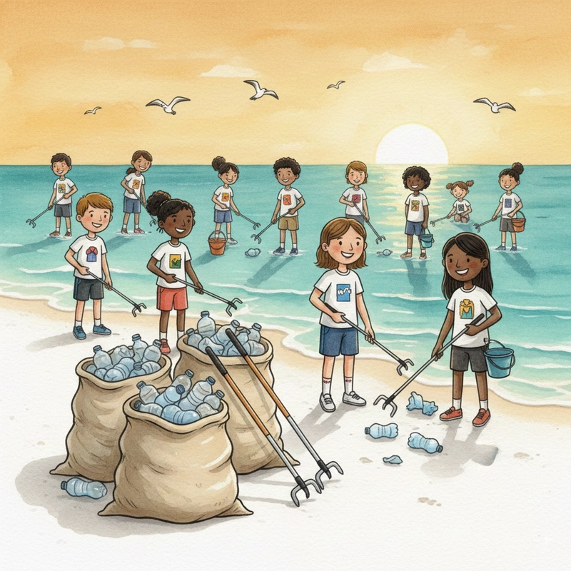 Tranh vẽ hoạt động vì cộng đồng lớp 4