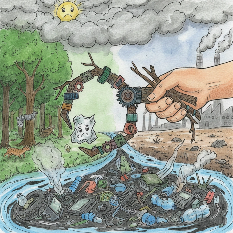 Tranh vẽ ô nhiễm môi trường phản ánh thực trạng hiện nay