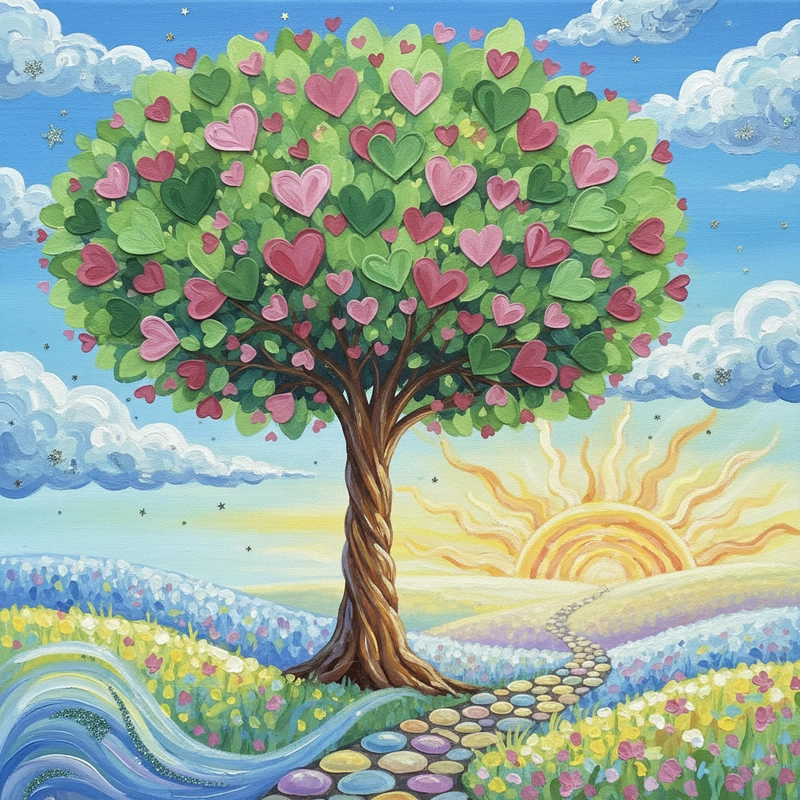 Tranh vẽ phong cảnh lớp 5 thân thiện