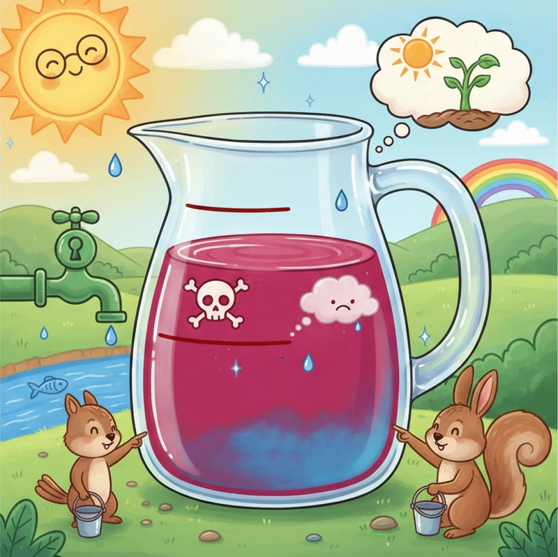 Tranh vẽ sử dụng nước hợp lý