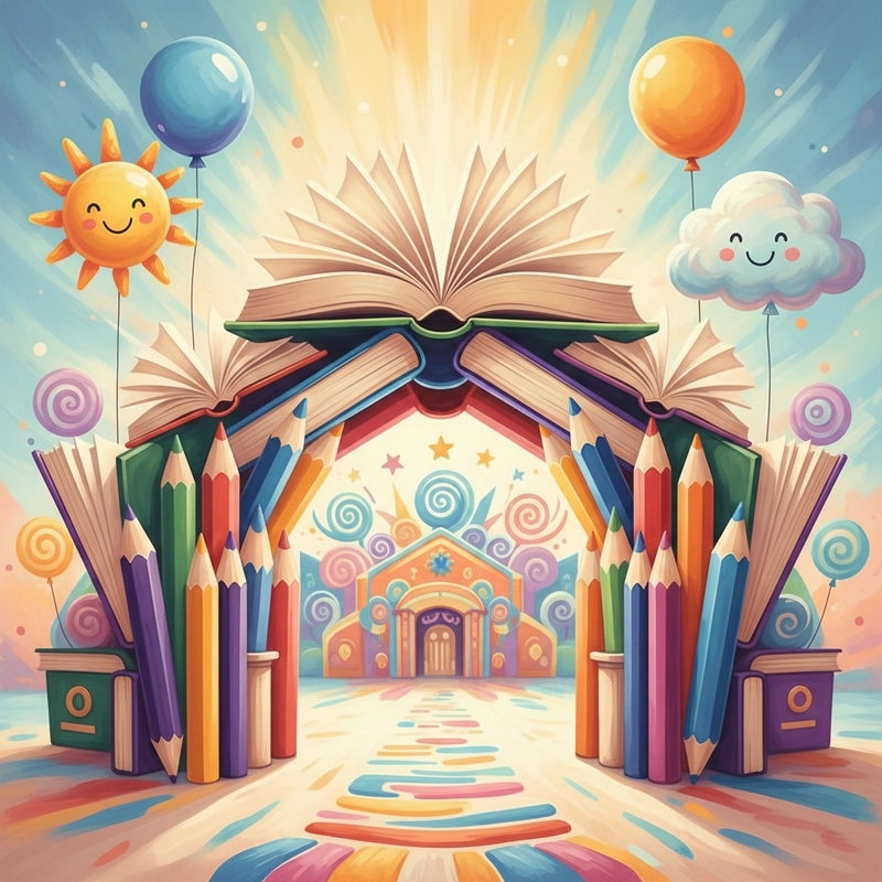 Tranh vẽ trang trí hội trường nổi bật cho buổi lễ.