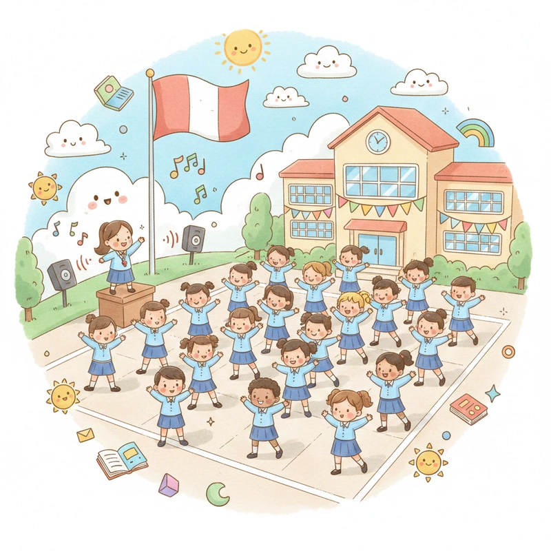 Tranh vẽ trường tiểu học sáng tạo