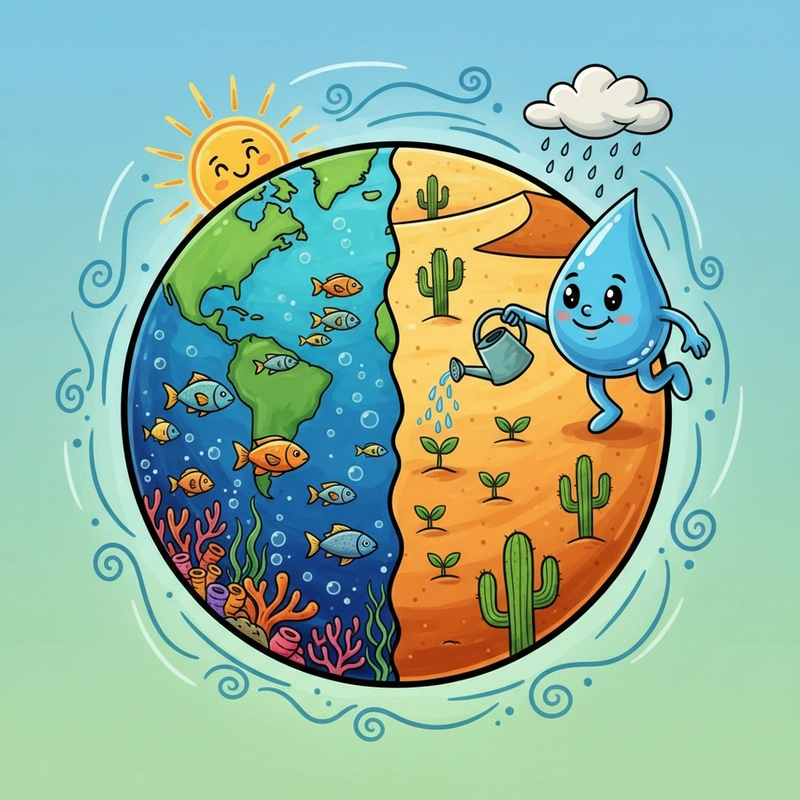 Tranh vẽ tuyên truyền tiết kiệm nguồn nước