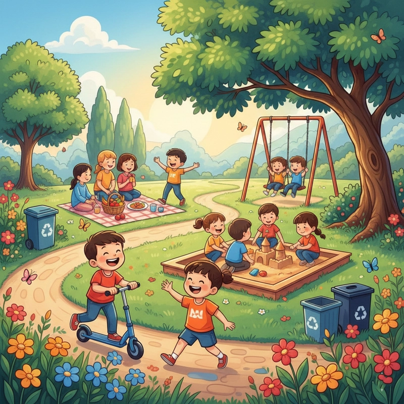 Tranh vẽ ứng xử văn minh đơn giản cho học sinh