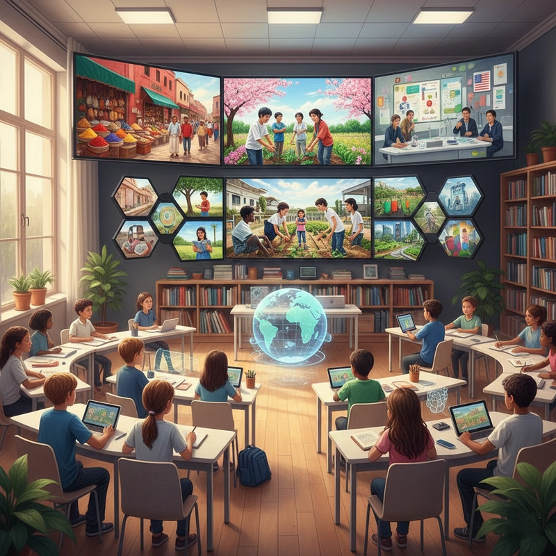 Tranh vẽ ý tưởng cho một cuộc sống tốt đẹp hơn giản dị