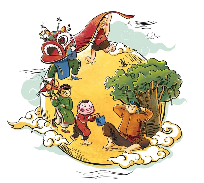 Trung Thu sticker phổ biến