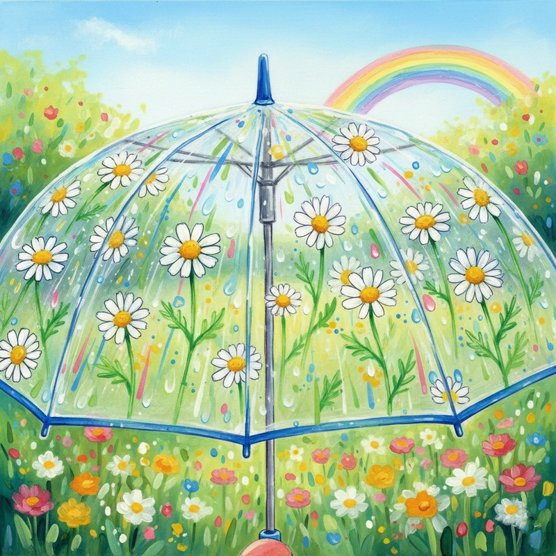 Vẽ bông hoa cúc trắng đơn giản