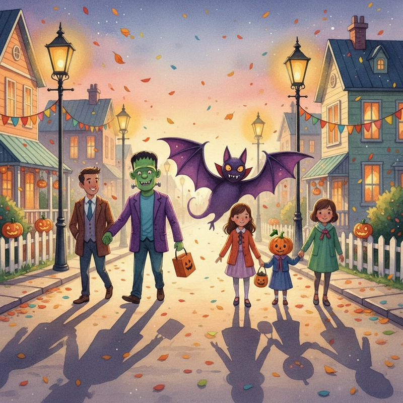 Vẽ tranh Halloween cute dành cho học sinh lớn