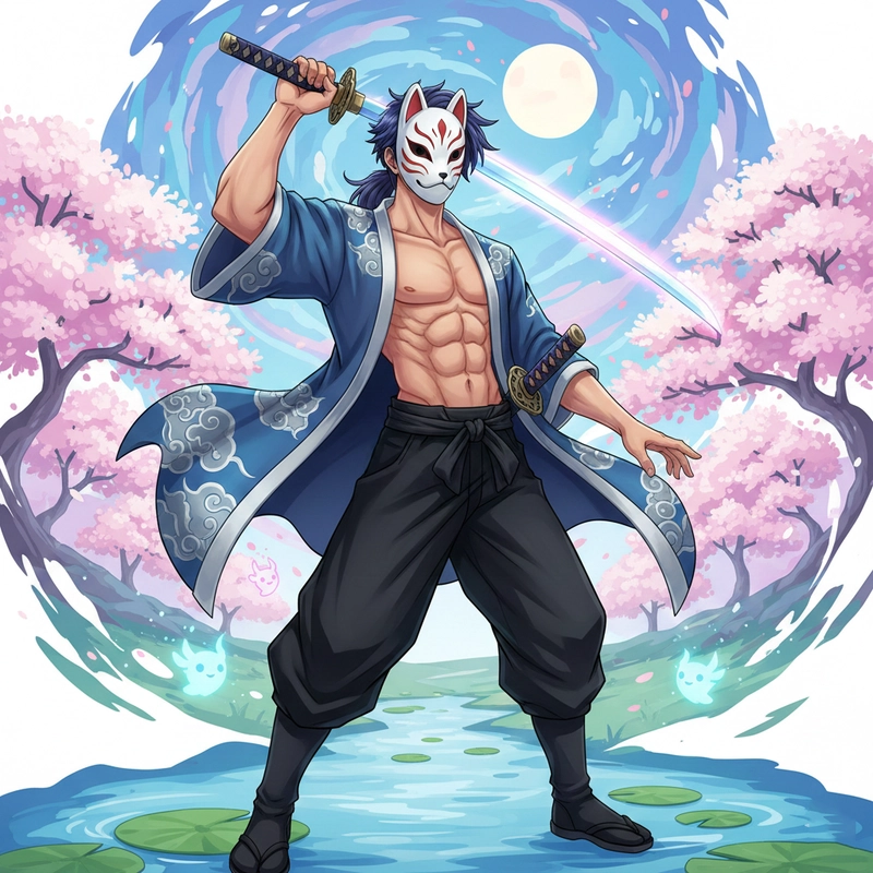 Vẽ tranh anime nam 6 múi khỏe khoắn và mạnh mẽ