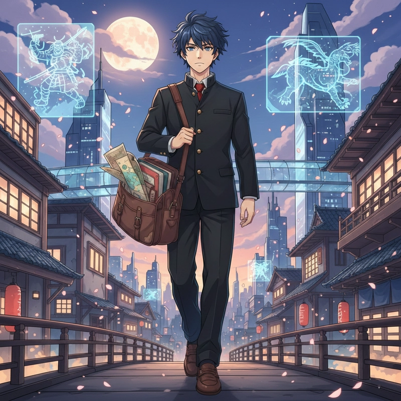 Vẽ tranh anime nam cute theo style nhẹ nhàng