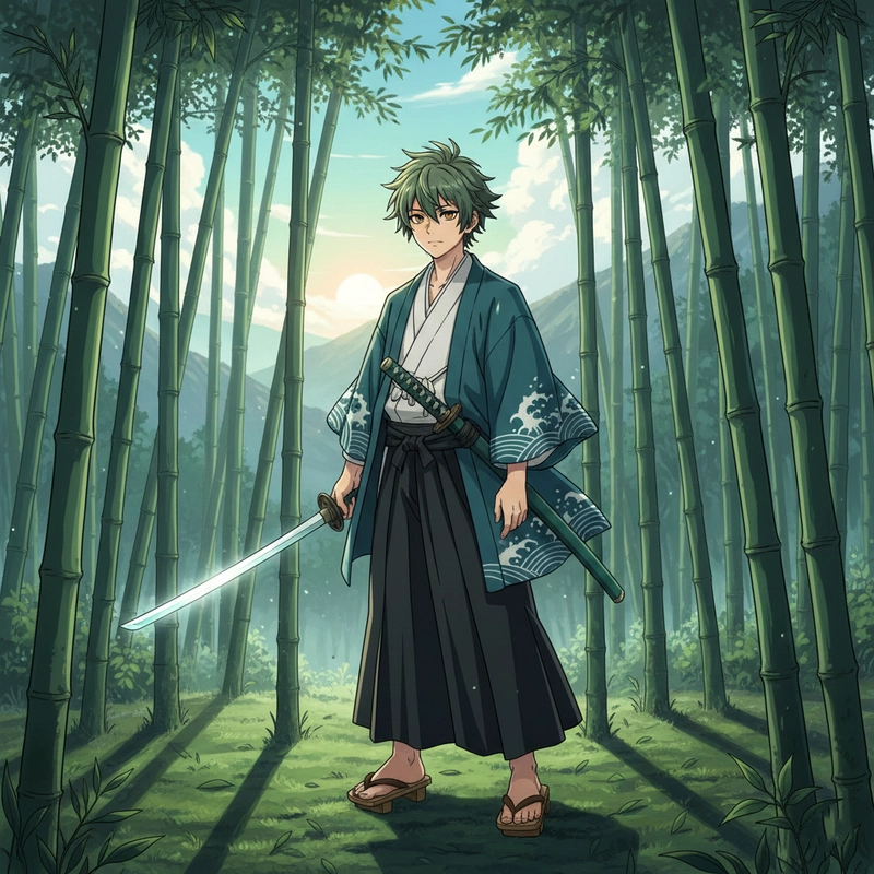 Vẽ tranh anime nam đơn giản bằng bút chì