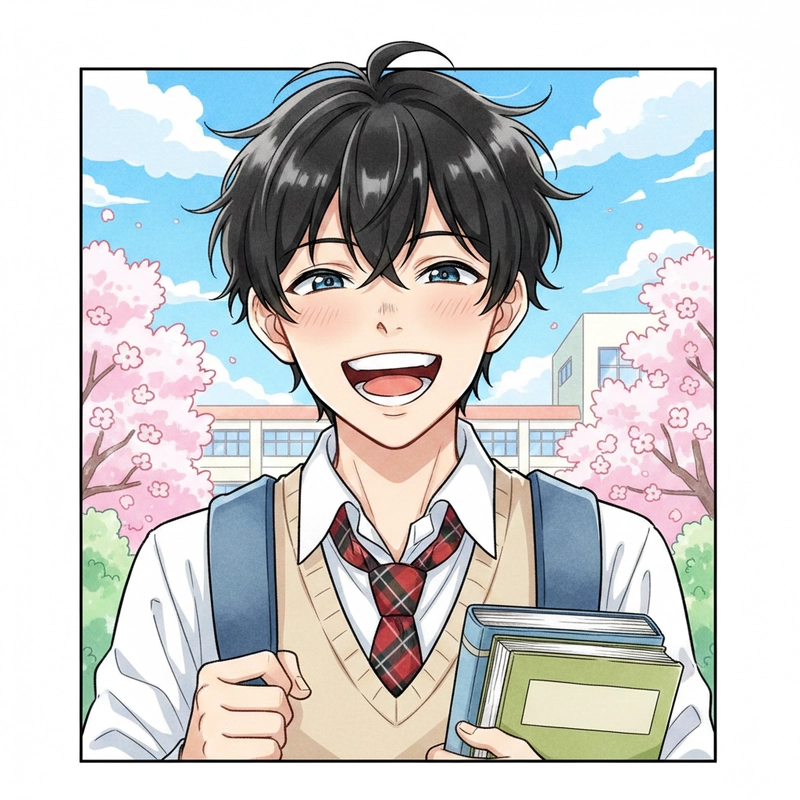 Vẽ tranh anime nam đơn giản dễ thực hiện