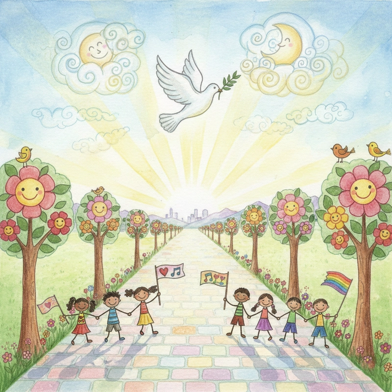 Vẽ tranh bảo vệ hòa bình cho hoạt động học đường