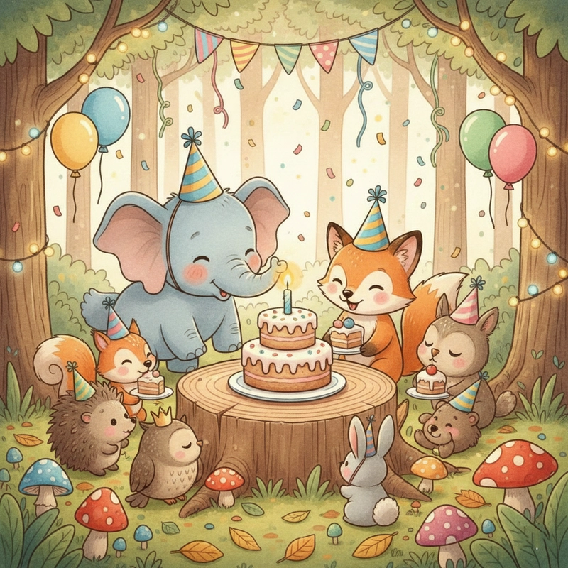 Vẽ tranh các con vật cute sáng tạo