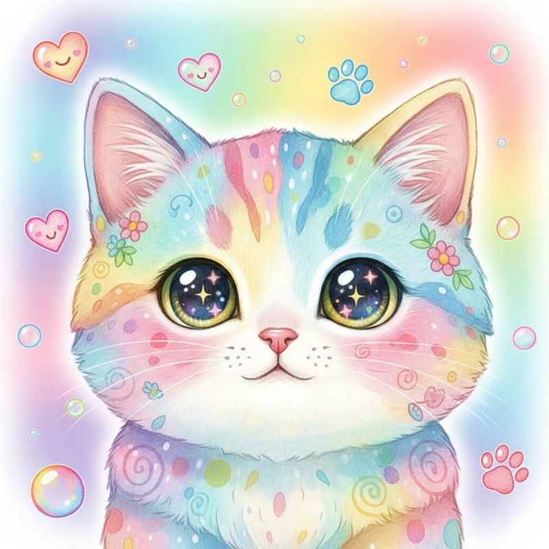 Vẽ tranh các con vật mầm non dễ thương