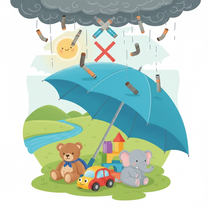 Vẽ tranh cấm hút thuốc lá lớp 6 đơn giản