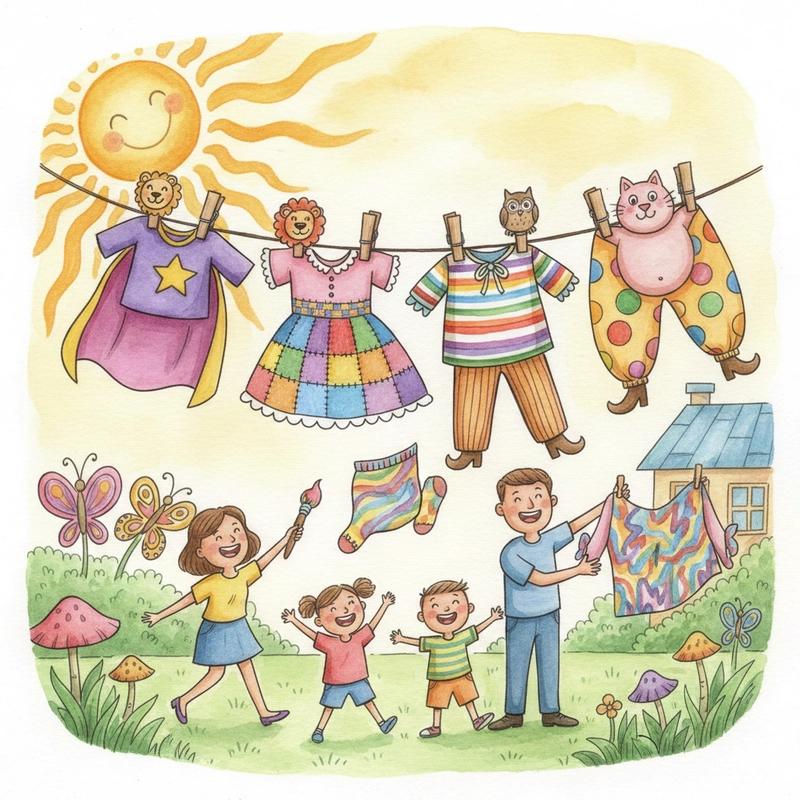 Vẽ tranh chủ đề sinh hoạt gia đình nhẹ nhàng