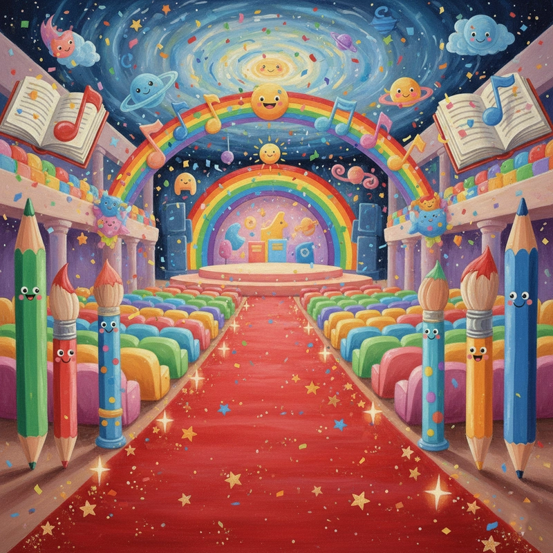 Vẽ tranh chủ đề trang trí hội trường lớp 9 dễ thực hiện.