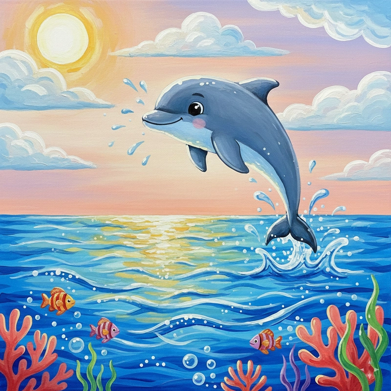 Vẽ tranh con vật vui nhộn cho lớp học