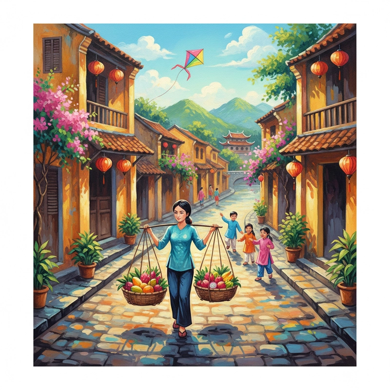 Vẽ tranh danh lam thắng cảnh Việt Nam